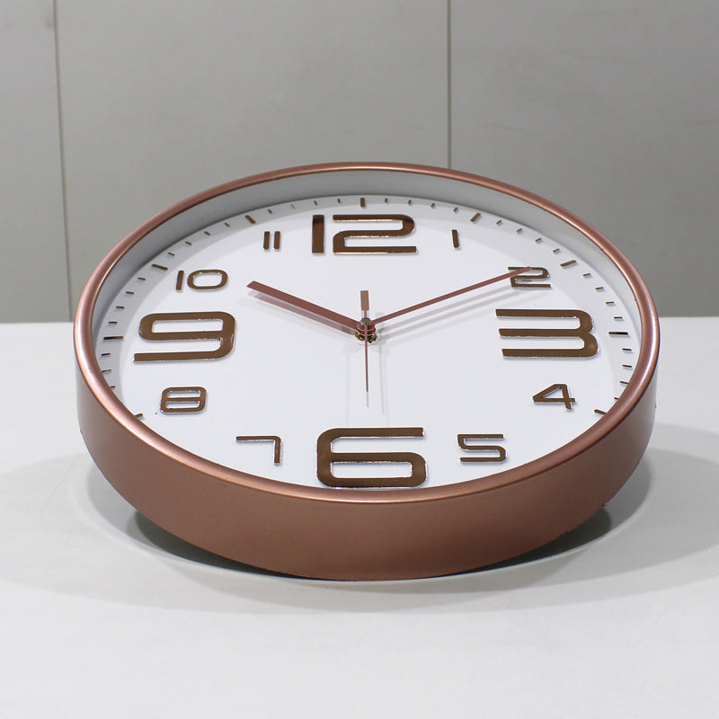 Cadence Analog Wall Clock - Copper, White media 3