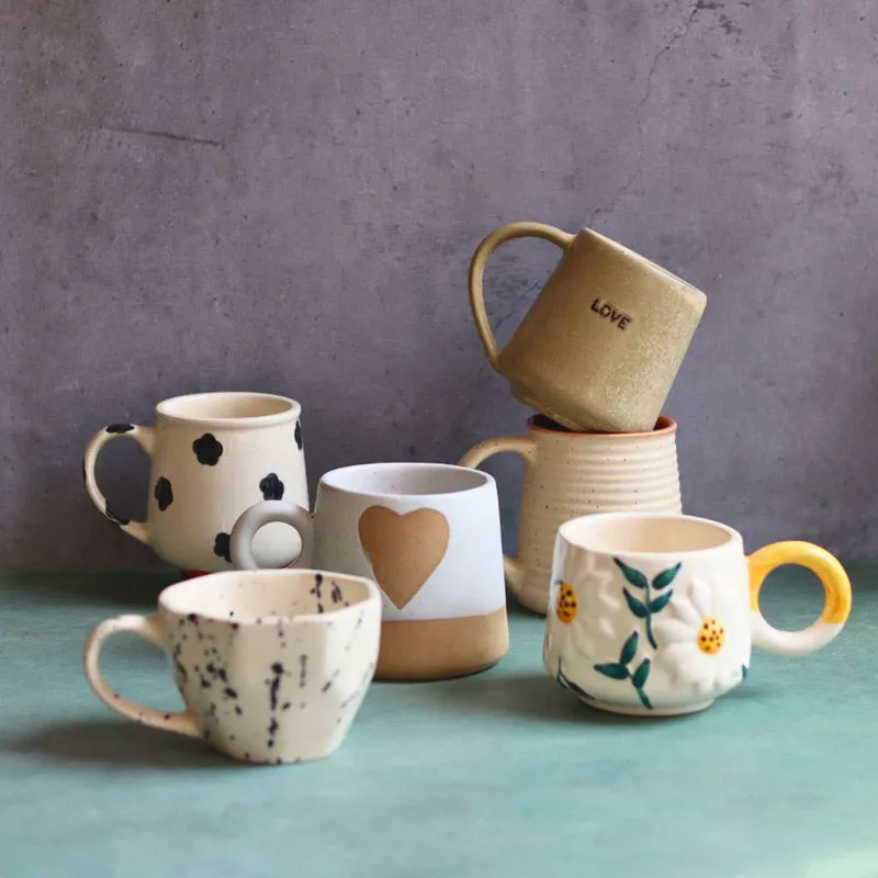 Kaldor Ceramic Tea Cup (250 mL Each) - Set of Six media 1