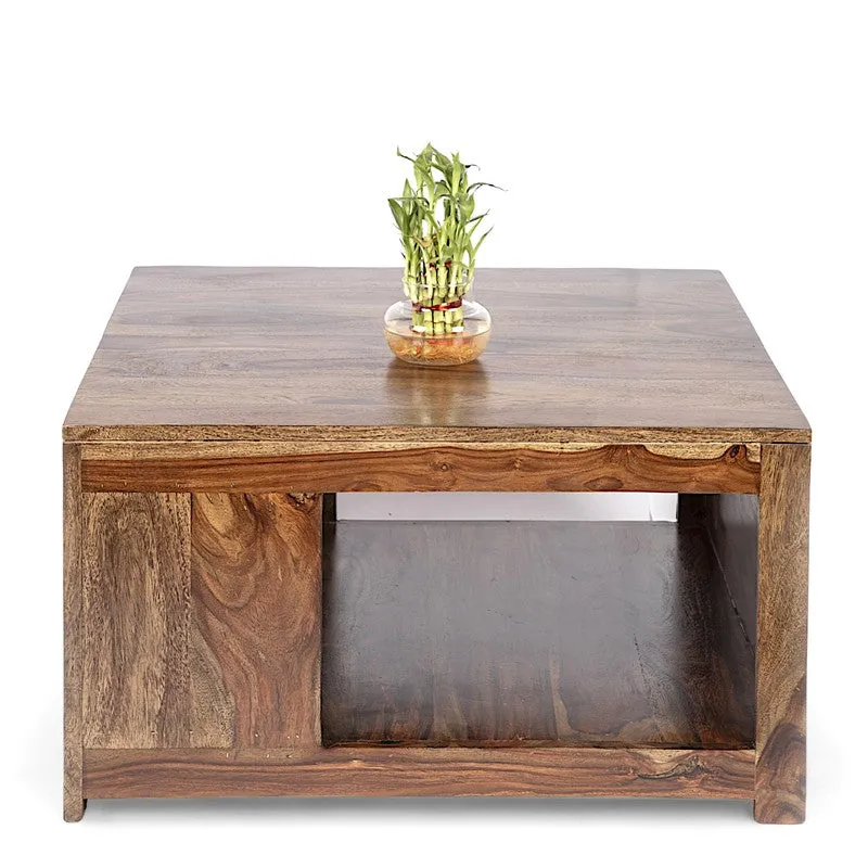 Arixon Sheesham Wooden Center Table - Brown media 3