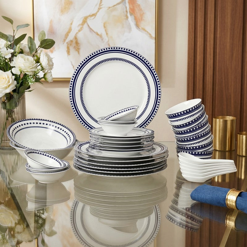 Pure Serve Porcelain Dinner Set - 33 Piece Set