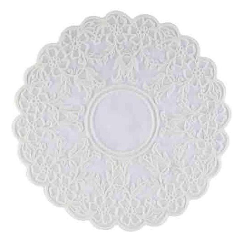 Embroidered French Flower Crochet Coasters - Set Of Four media 4