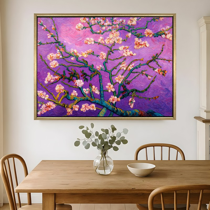 Pastel Canopy Canvas Wall Painting With Frame