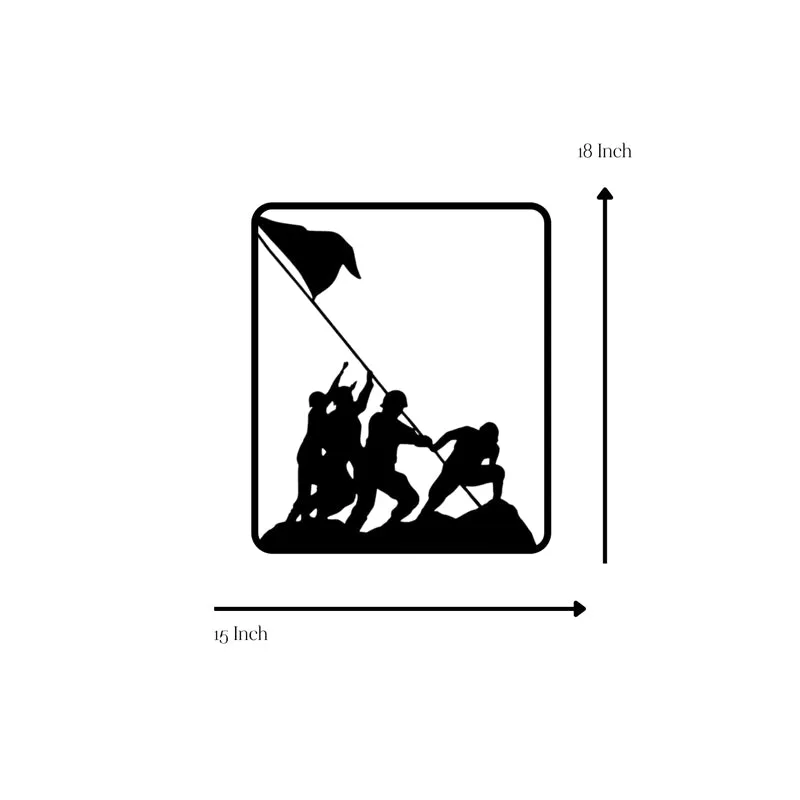 Flag Of Victory Iron Wall Accent media 5