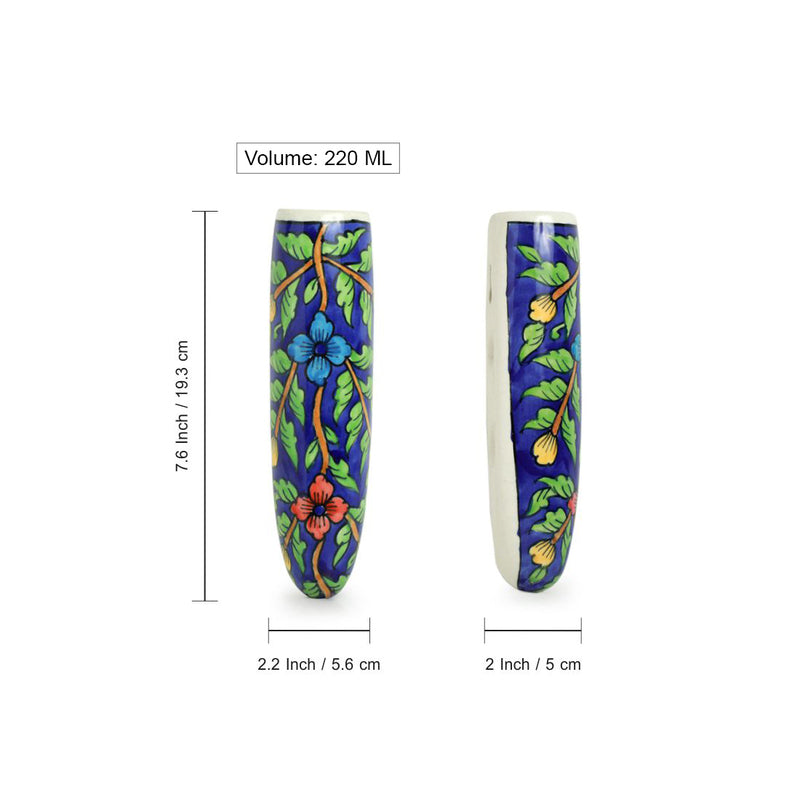 Bloom Lamo Handpainted Wall Planter - Set Of Two media 8