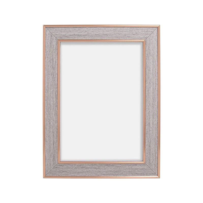 Nova Brushed Photo Frame -  Grey & Gold media 5