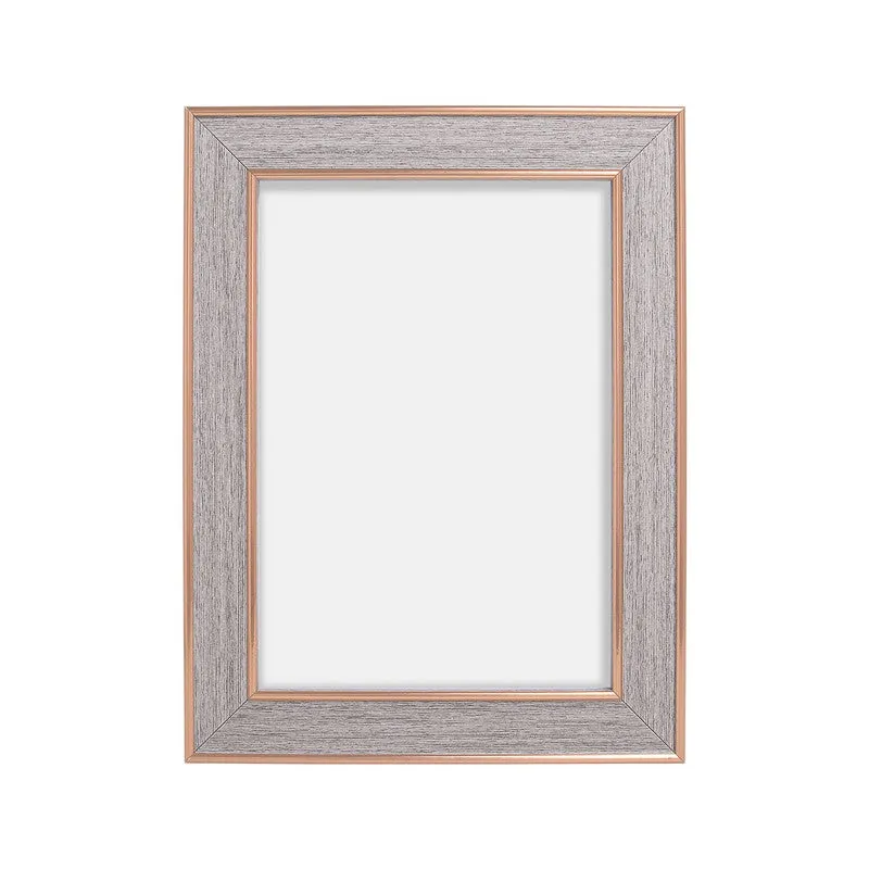 Nova Brushed Photo Frame - Grey & Gold media 5