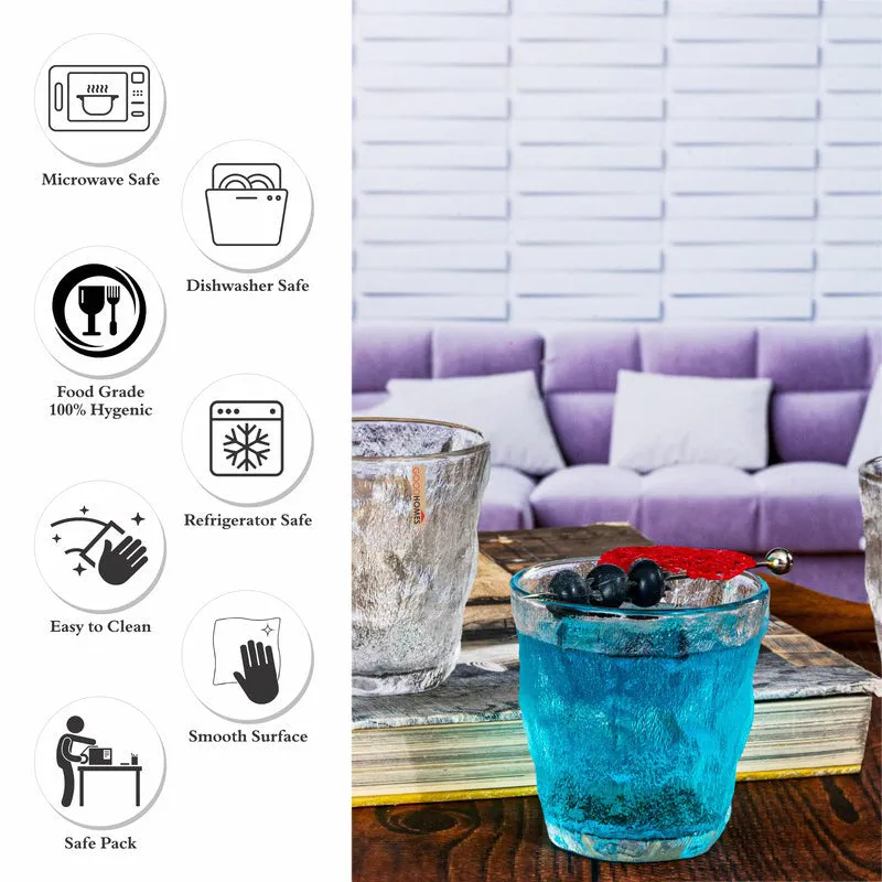 Glass Scotch Glasses (260 mL Each) - Set Of Four media 6