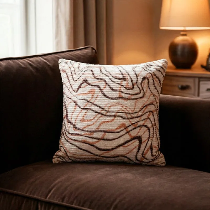 LiquidFlow Cushion Cover - Coral media 1
