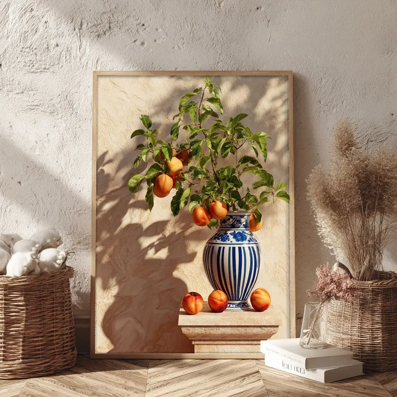 Maribel Canvas Wall Painting With Brown Frame media 3