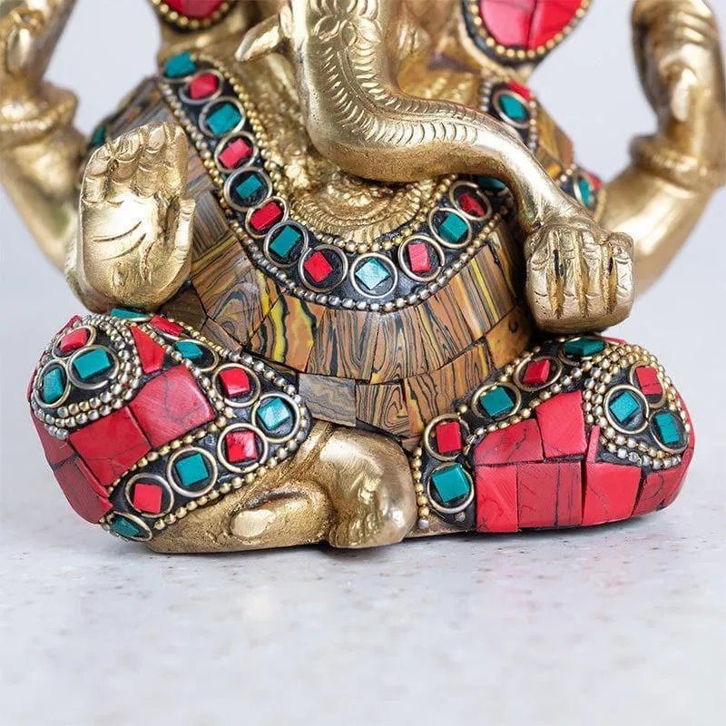 Lord Ganesha Bliss Showpiece media 7