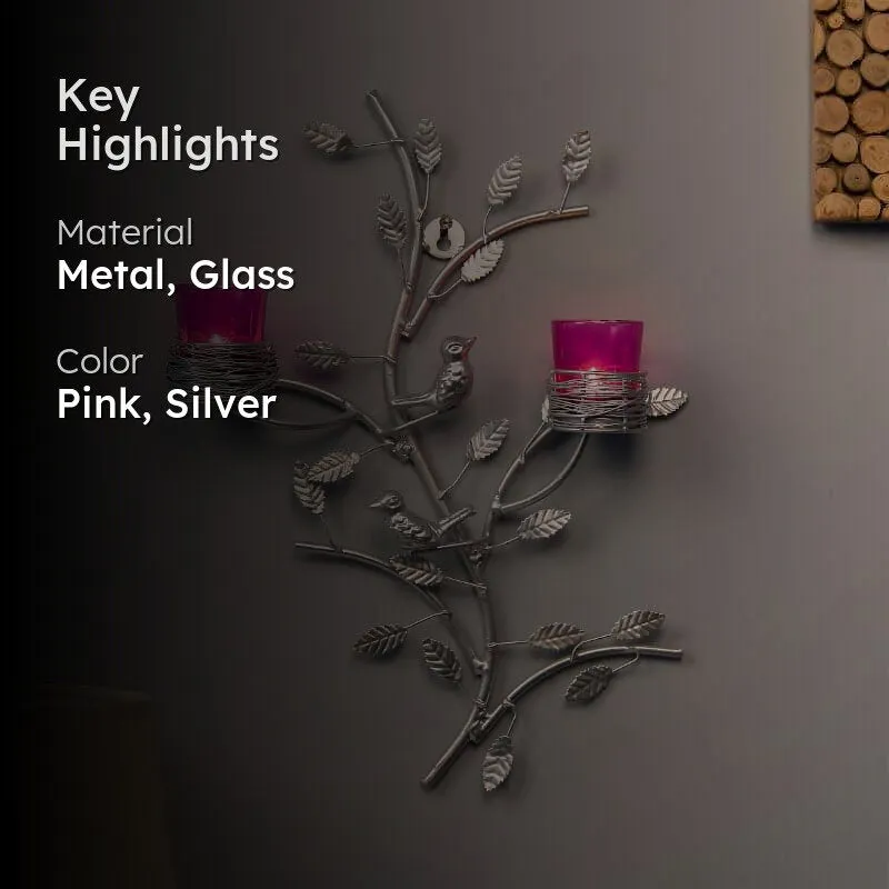 Argentum Stem Candle Holder Votive - Pink media 2