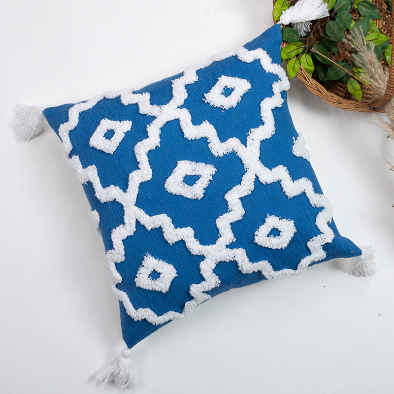 Medina Grid Tufted Cushion Cover media 7