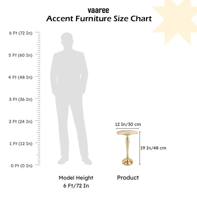 Araban Accent Table - Gold media 6