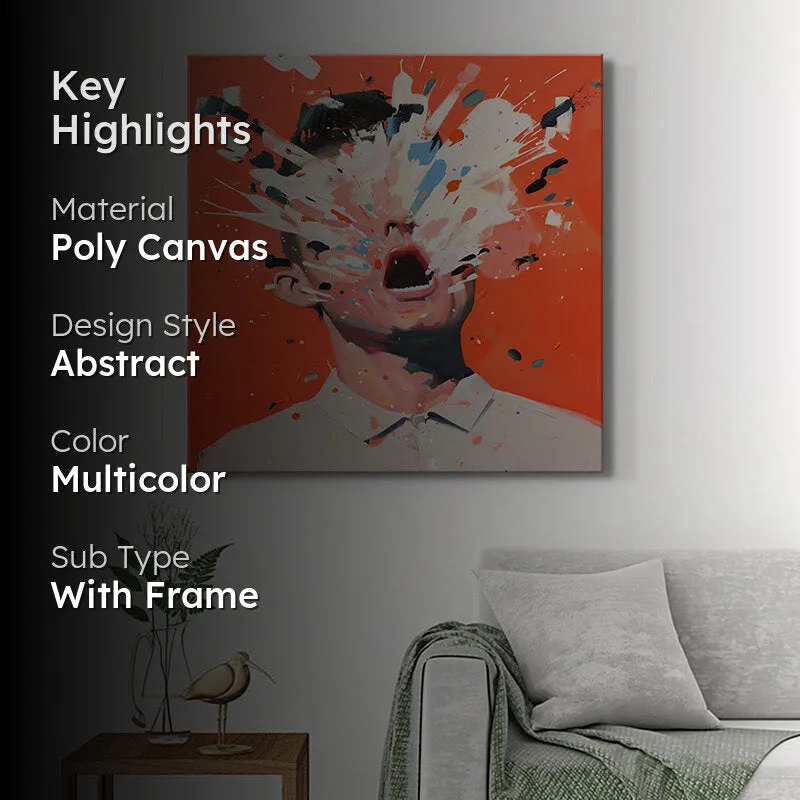 Exploding Head Wall Painting media 2