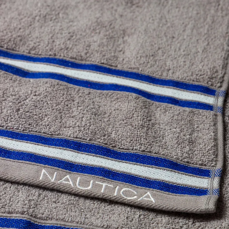 Nautica Dove Dual Down Bath Towel - Grey media 6