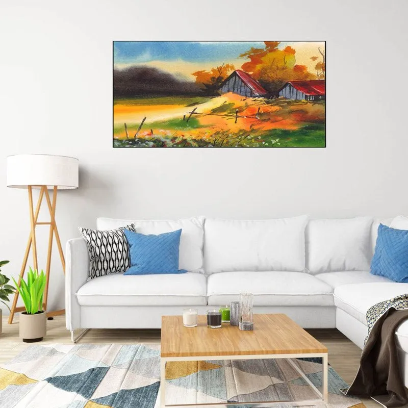 Hay Yard Canvas Wall Painting media 3