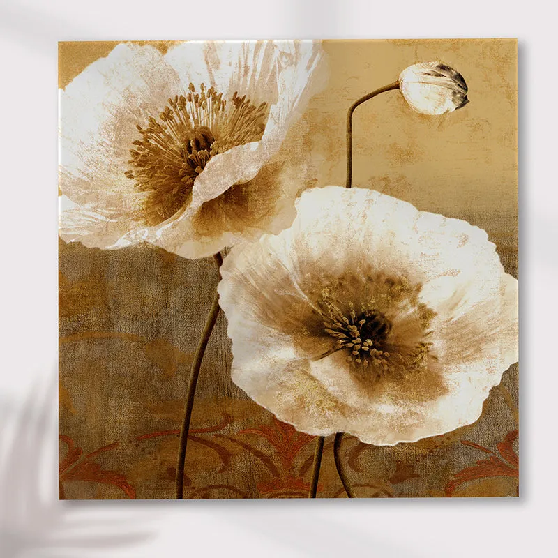 White Bloom Canvas Wall Art media 3