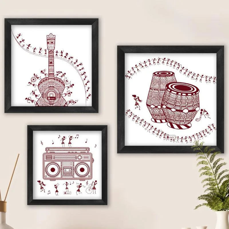 Symphony Of Folks Wooden Wall Art media 3