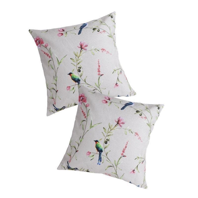 Little Chirpie Cushion Cover (Beige) - Set Of Two media 3