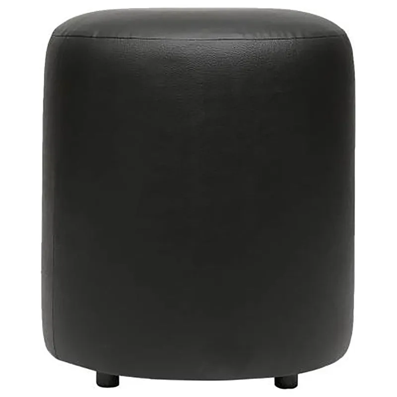 Elviro Plushio Ottoman - Black media 4