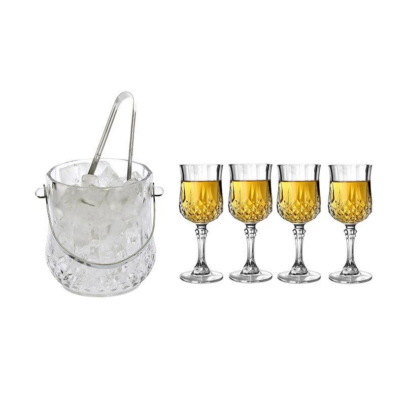 Everest 1000 MLIce Bucket With 100 ML Glass - Six Piece Set media 3