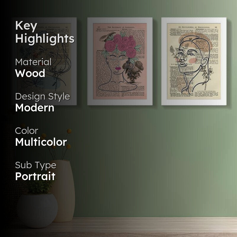 Feminine Bloom Wall Art - Set Of Three media 2