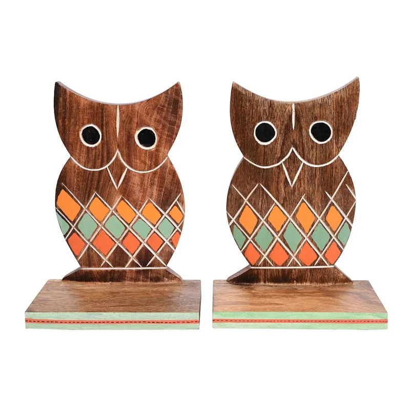 Wise Owl Guard Book End media 4