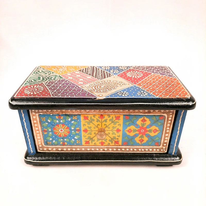 Imperial Mango Wooden Tile Accent Jewel Box media 3