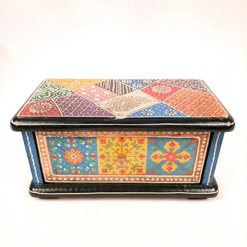 Imperial Mango Wooden Tile Accent Jewel Box media 3