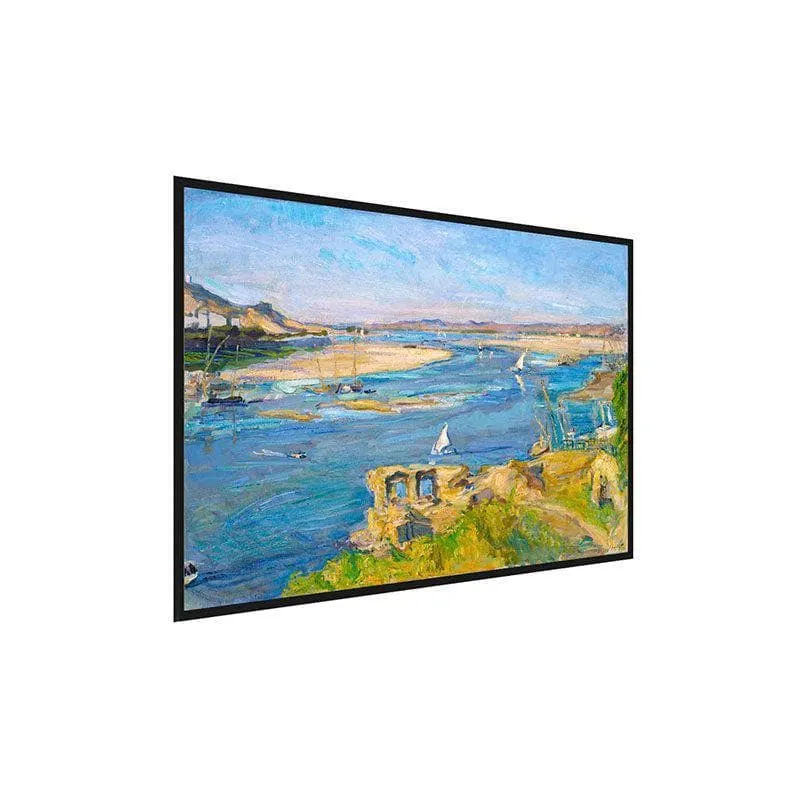 The Nile Canvas Wall Painting - Black Frame media 3