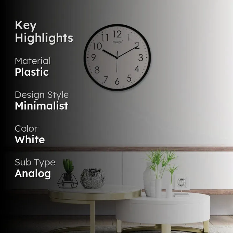 Hita Wall Clock - White media 2