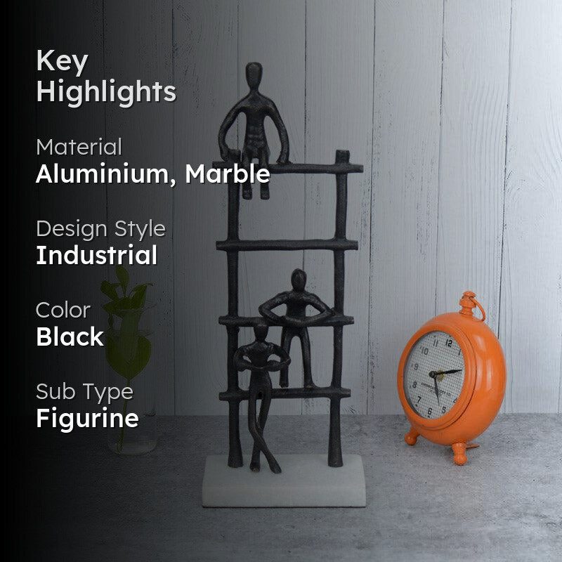 Ecletta Ladder Showpiece - Black image 2