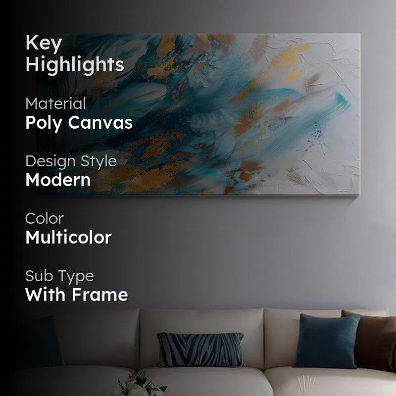 Plumage Abstract Wall Painting media 2