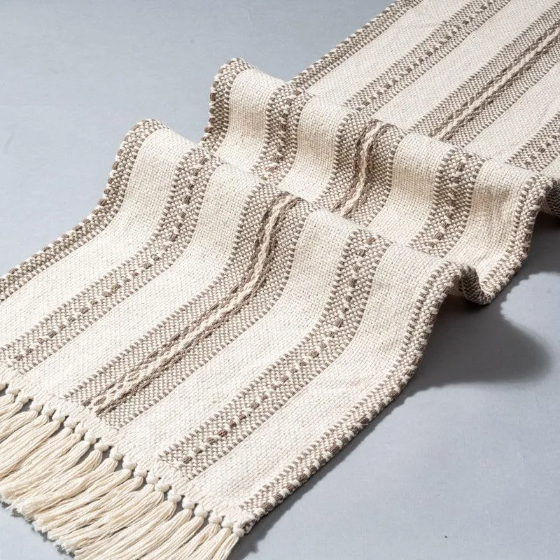 Neruda Handwoven Cotton Table Runner media 3