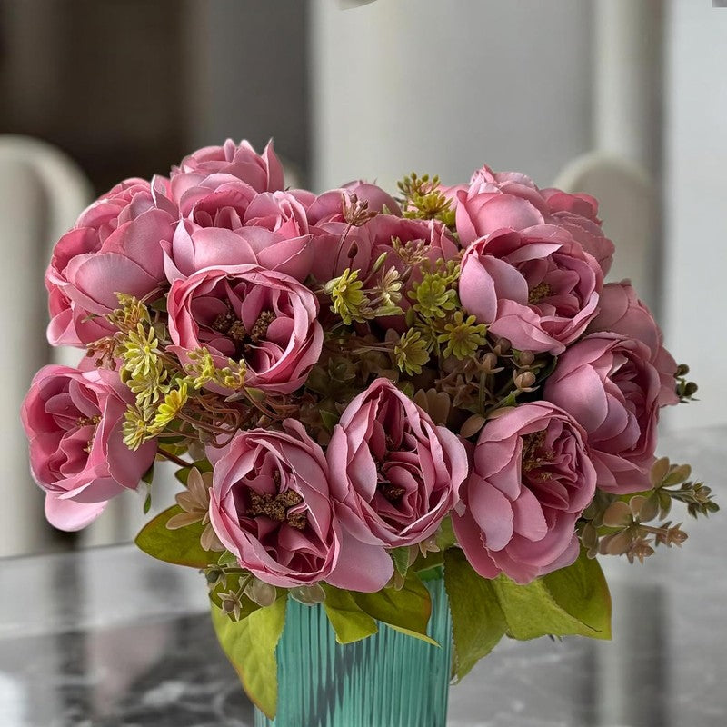 Rose Blossom Artificial Flower - Pink media 3