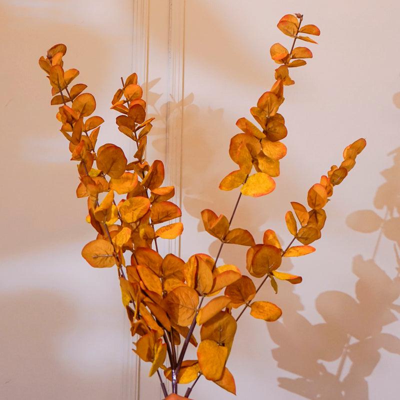 Faux Eucalyptus Leaf Stick (Brown) - 41 CM media 4