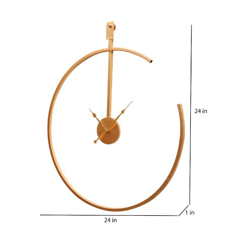 Wasta Half Ring Wall Clock media 5