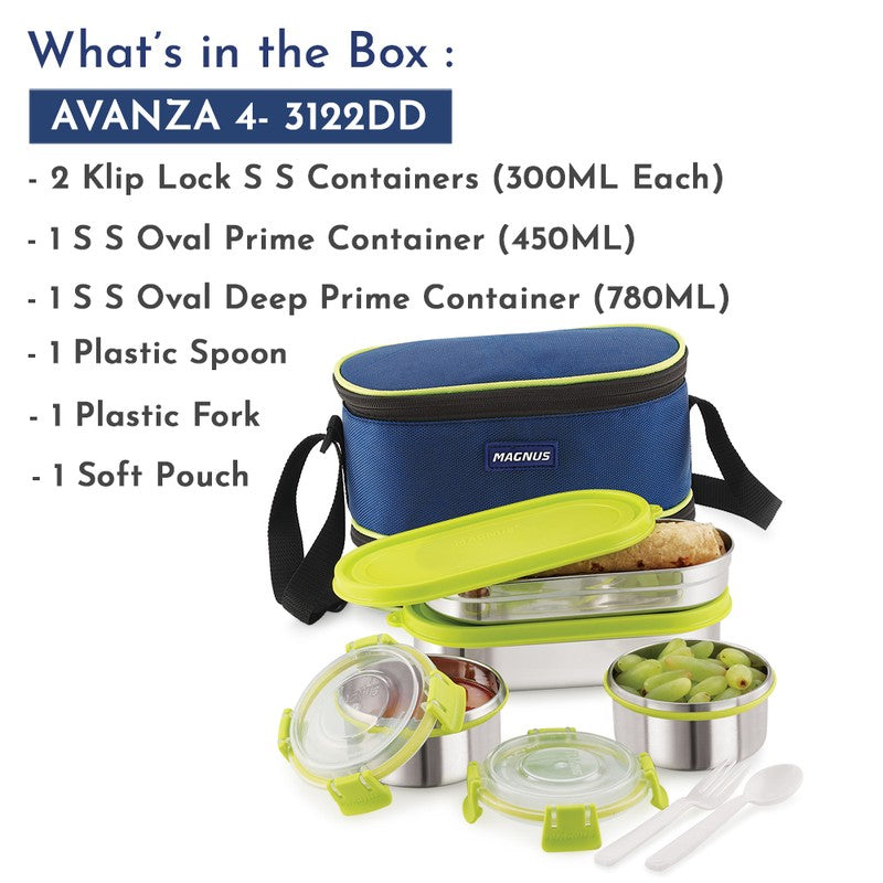 Norix Go Lunch Box with Lunch Bag - Five Piece Set media 5