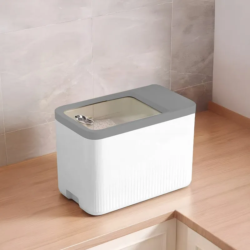 Rioware FlipTop Fresh Plastic Rice Container - 10L media 1