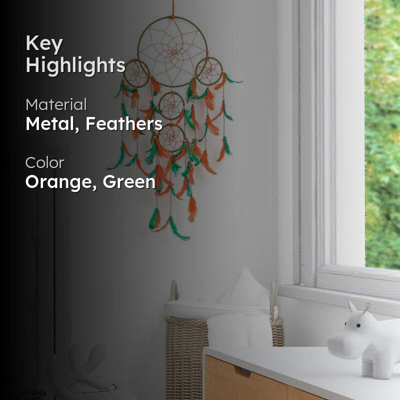 Bohemian Passion Dreamcatcher - Orange media 2