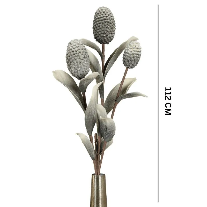Decorative Artificial Corn Stalk Flower - Grey media 7