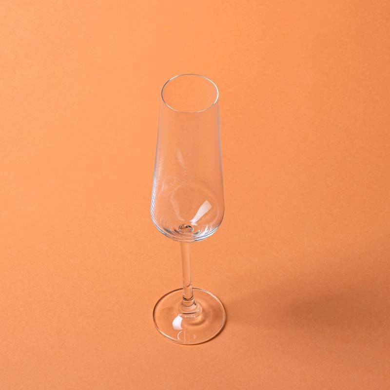 Timeless Bohemia Crystal Flute Glasseses (190ml ) - Set Of Six media 5
