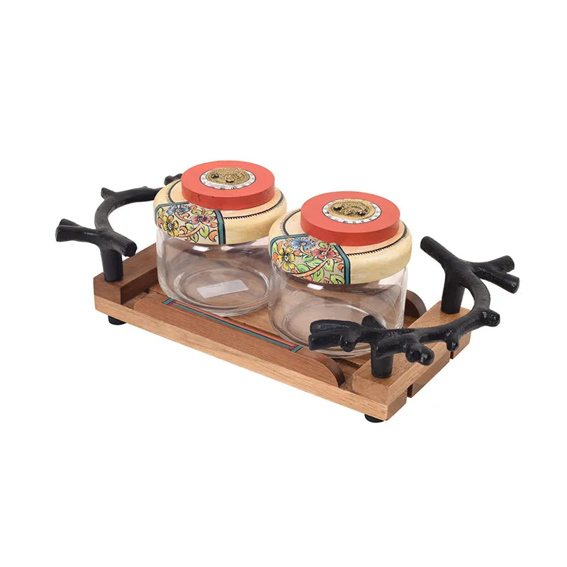 Sankalpa Jar Set With Tray - Three Piece Set media 5
