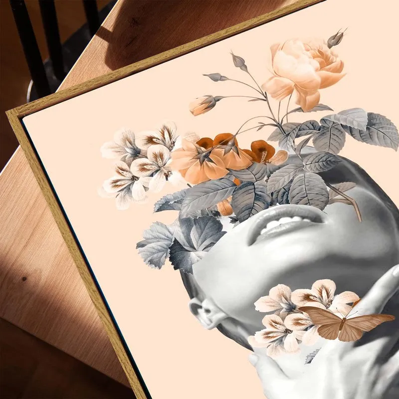 Blossom Beauty Canvas Wall Art With Frame media 5