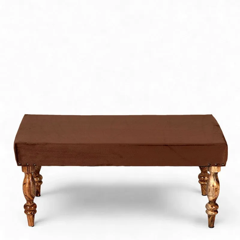 Dovex Sheesham Wooden Bench - Brown media 4