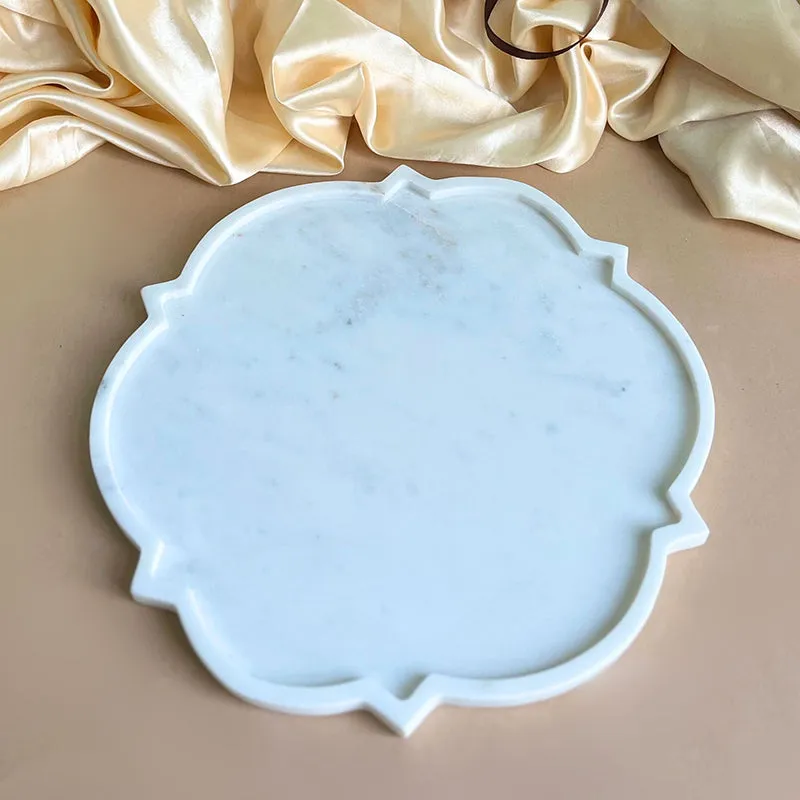 Marbre Floral Marble Platter media 5