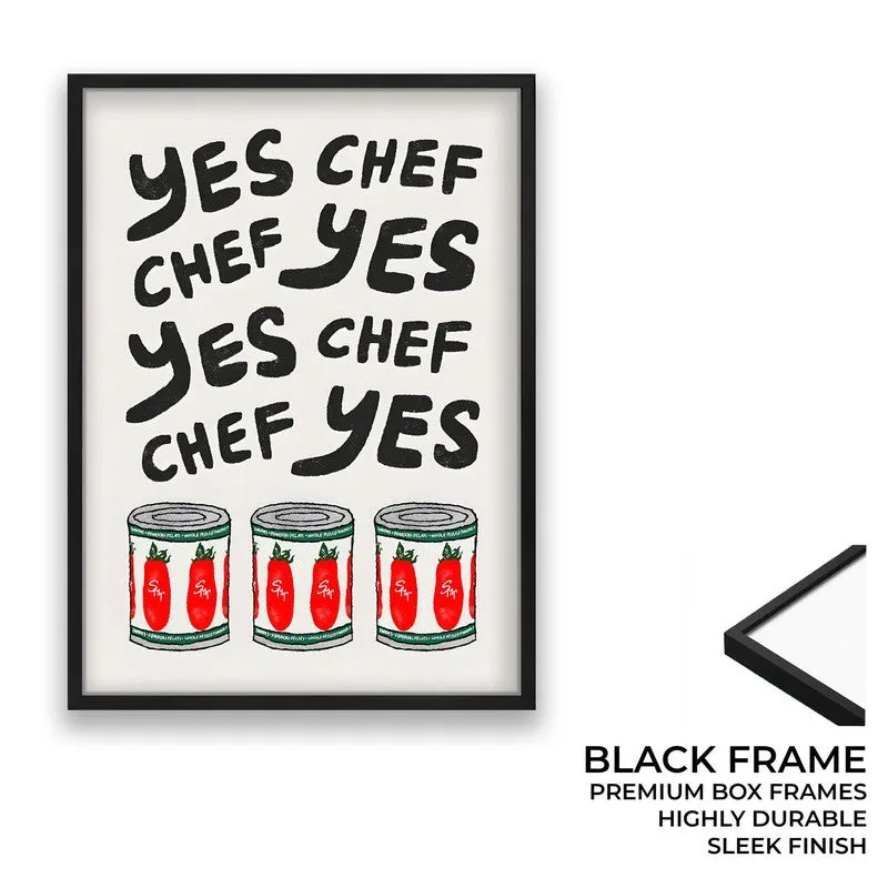 ChefAura Archival Canvas Wall Art - Black media 8