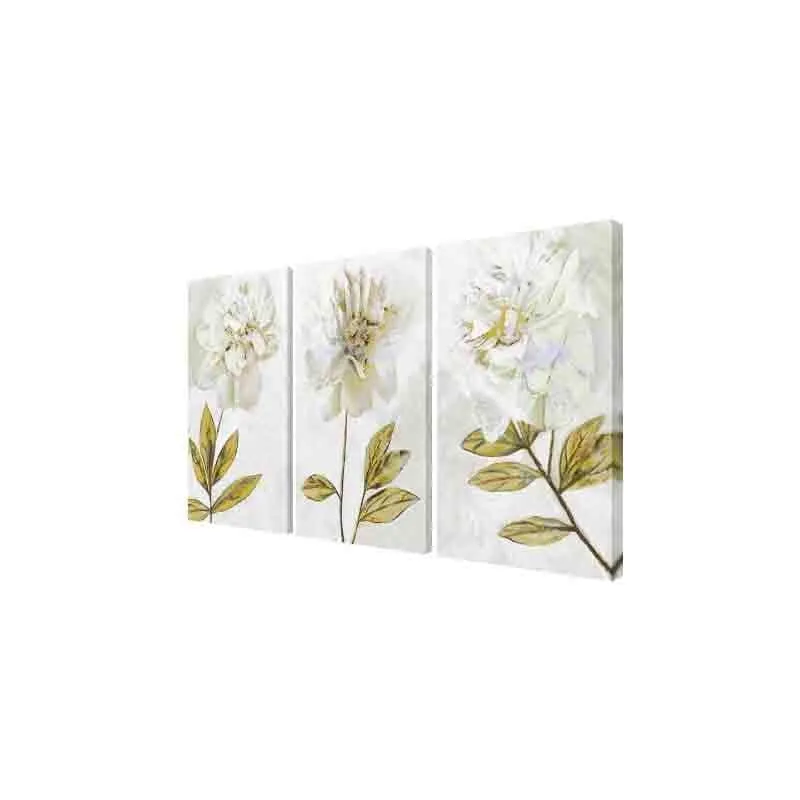 Dandelion Poly Canvas Wall Art - Set of Three media 4