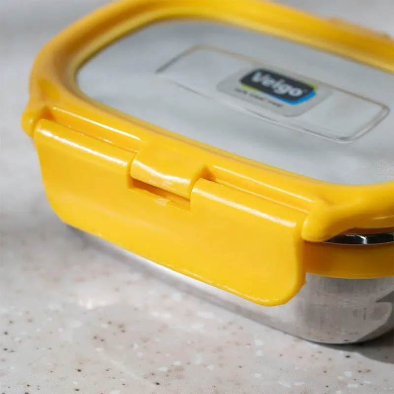 Yum Lock Insulated Lunch Box (Yellow) - 150 mL media 4