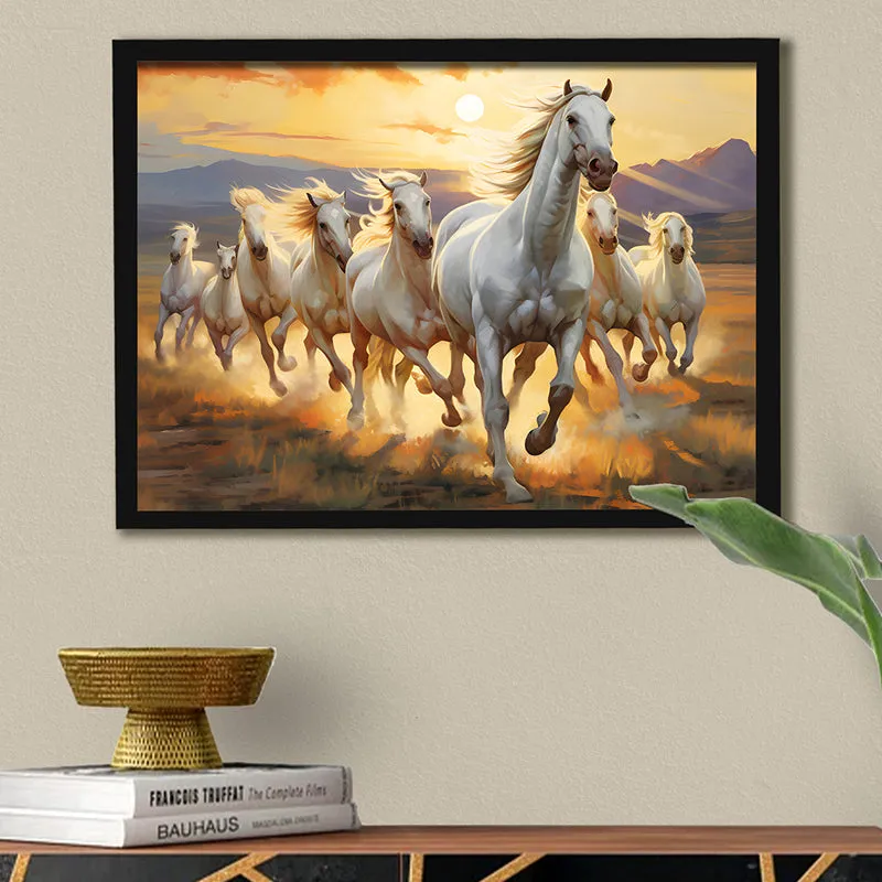 Galloping Grace Wall Art With Frame media 1